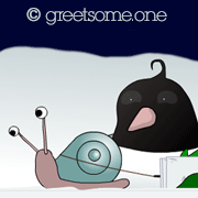 snail mail html5 greeting cartoon - share and greet someone